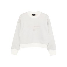 엠포리오아르마니 로고 프린트 스웨트셔츠