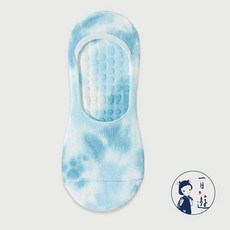 NicoFun 紮染淺口止滑瑜伽襪