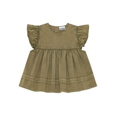 가니 러플 플레어 탑