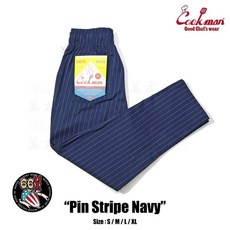 《美式工廠》美國 COOKMAN Pin Stripe Navy 極細線條 藍 時尚釣魚穿搭 舒適透氣材質, 1個