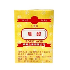 三商藥局 樂麥 化工用 硼砂/硼酸, 硼酸, 1個