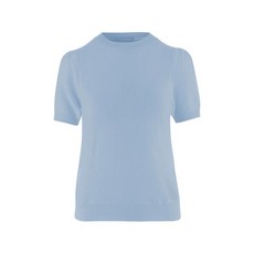 얼루드 골지 니트 반소매 티셔츠