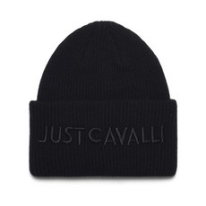 저스트까발리 로고 자수 비니