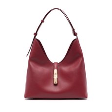 훌라 로고 스탬프 숄더 백