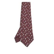 에르메스 중고 프린트 디테일 넥타이