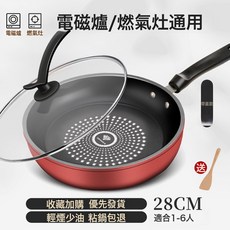 DFMEI 家用平底鍋不粘鍋煎蛋鍋平底牛排煎餅鍋炒鍋煎鍋燃氣竈電磁爐通用, 1個