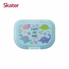 新款式 Skater 濕紙巾蓋(免黏貼)銀離子, 藍恐龍, 1個
