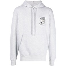 메종키츠네 로고 자수 저지 후디