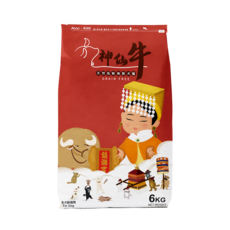【Abao】大甲媽祖保庇犬糧 大甲鎮瀾宮聯名保庇 MIT無穀低敏配方, 1個, 神仙牛無穀犬糧6kg, 6kg, 牛