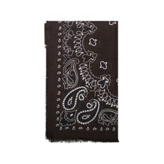 비유 페이즐리 프린지 스카프