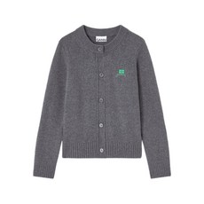 가니 라운드 넥 가디건