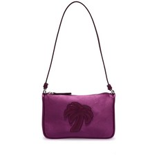 팜엔젤스 야자수 모티프 새틴 숄더 백