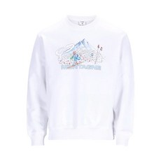카사블랑카 몽태뉴 프린트 스웨트셔츠