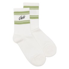 카페키츠네 인타르시아 니트 로고 양말