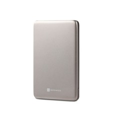 NICONICO Superthin極度輕薄磁吸行動電源 5000mAh POT-483, 原色鈦