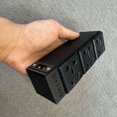 直流取電器 拓展插口 XT90轉接插, 1個, XT90轉3工位,黑色