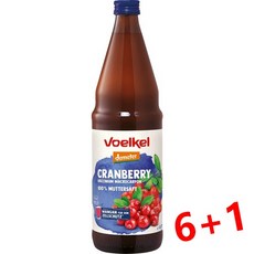 Voelkel 蔓越莓汁 750ml, 1個