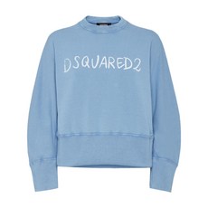 디스퀘어드2 로고 프린트 스웨트셔츠