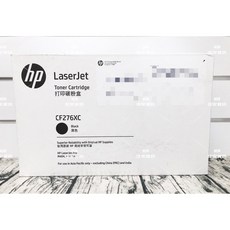 HP 原廠碳粉匣 CF276XC 黑色, 1個, CF276A