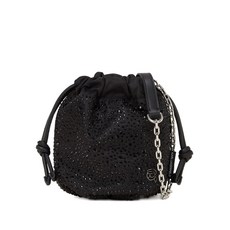 칼 라거펠트 아이콘 라인스톤 스몰 버킷 백