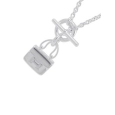 에르메스 중고 2021-2024 스털링 실버 아뮬레트 콘스탄스 브레이슬릿 네크리스