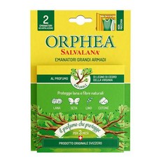 ORPHEA 歐菲雅 衣物環境保護品 掛耳式 經典花香 3個月效期, 1個, 原木香氣
