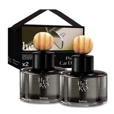 Hetras 高級汽車擴香器 x2, #07飯店木質香, 2瓶