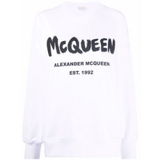 알렉산더맥퀸 알렉산더 맥퀸 로고 프린트 스웨트셔츠