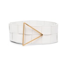 보테가 베네타 인트레치아토 트라이앵글 버클 벨트