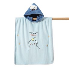 兒童連帽浴巾斗篷 速乾吸水 嬰幼兒浴袍