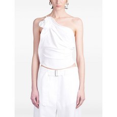 마그다부트림 원숄더 드레이프 탑