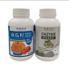 康麗寶得-南瓜籽(300粒/1瓶)X1瓶+諾麗果(300粒/1瓶)X1瓶, 1個, 300L