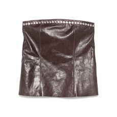 팔로마울 레더 미니 스커트