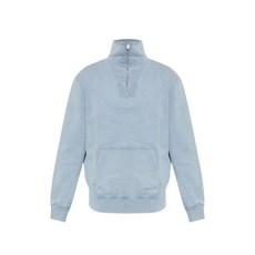 A.P.C. 하프 지퍼 코튼 스웨트셔츠