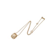 불가리 중고 2010 오픈 패런트우드 18K 로즈 골드 다이아몬드 네크리스