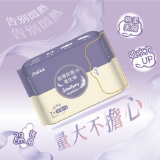 FineTech 超薄抑菌衛生棉 涼感 54倍吸收力 夜用型, 1個, 夜用型-29cm / 60包