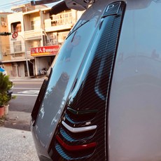台南VOS偉士車坊 Vespa 喇叭鼻蓋 前叉蓋 卡夢紋包膜 春天 衝刺 LX LT S, 1個, 前叉蓋貼膜