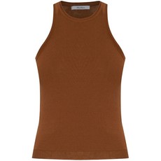 막스마라 골지 코튼 탱크 탑