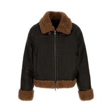 스탠드스튜디오 시어링 트리밍 페이크 퍼 재킷