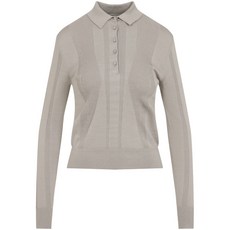 드리스 반 노튼 골지 디테일 폴로 스웨터