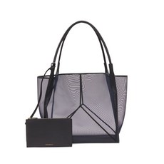 빅토리아베컴 네이비 라지 토트 백