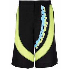 모스키노 모스키노 로고 프린트 테일러드 쇼츠