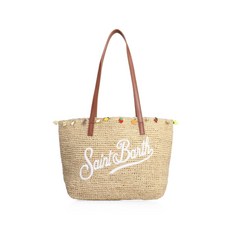 MC2세인트바스 logo-embroidered shoulder bag