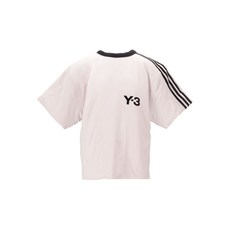 아디다스 Y-3 패딩 스트라이프 티셔츠