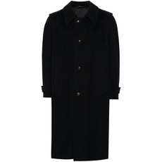 안젤로 빈티지 컬트 중고 1970's 버진 울 더블 브레스티드 코트