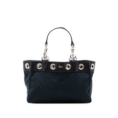 구찌 중고 2016-2025 미디엄 GG 캔버스 포지타노 토트 백