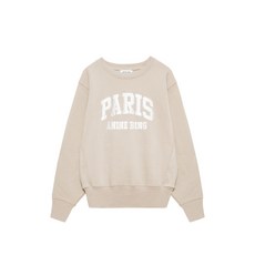 애니빙 파리 그래픽 프린트 스웨트셔츠