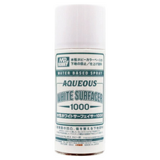Gunze 鋼普拉 B611 B612 環保水性 水補土 噴罐 170ml, 1個, B612 白色 #1000