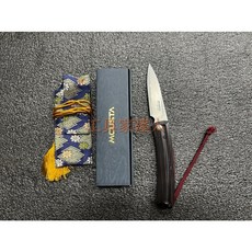 工具家達人 日本製 折刀 MCUSTA 肥後守 VG-10 折疊磁吸定位 露營刀, 1個, MC-191C 肥後守折刀(紅/黑)