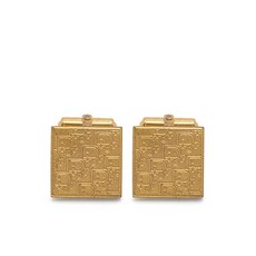 크리스찬 디올 중고 1990s 오블리크 모노그램 커프 링크스